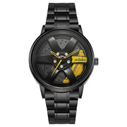 Original allroy rim Watch Black Chain with Yellow dial image 4