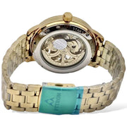 Skeleton fitron  Automatic Watch Golden Chain With Golden White Dial image 2