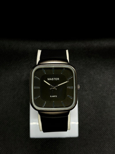 Mast Black  Belt with Black Dial image 0