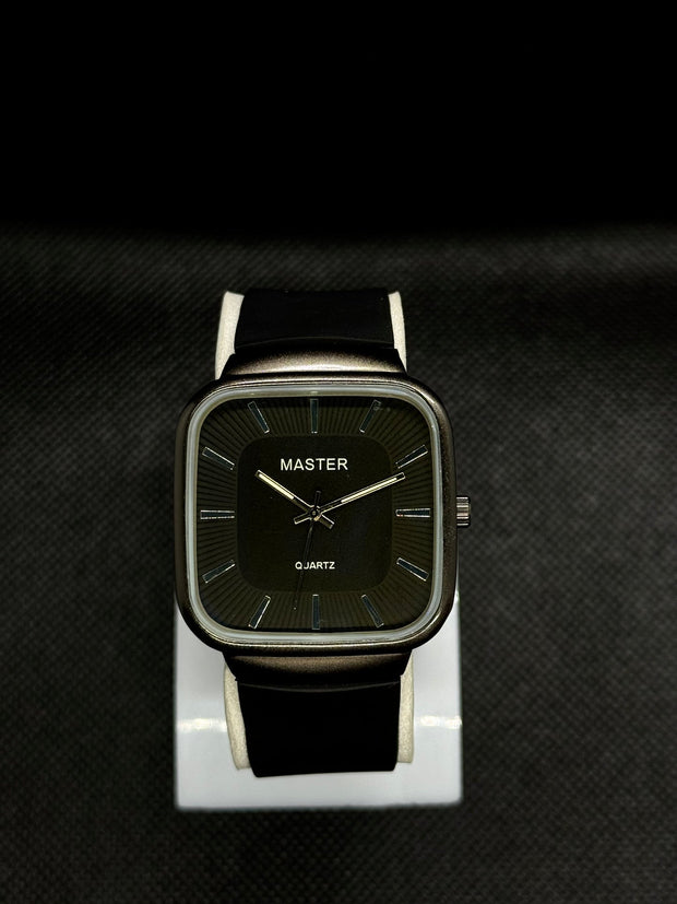 Mast Black  Belt with Black Dial image 0
