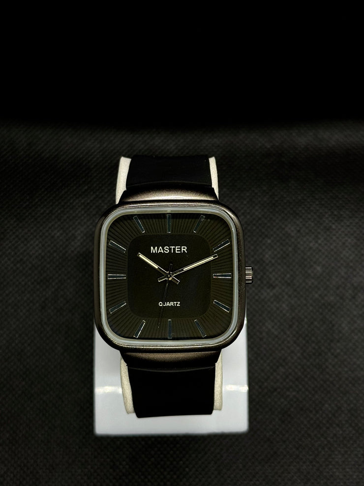 Mast Black  Belt with Black Dial image 0