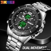 Original SKM Dual time Sliver Colour image 3