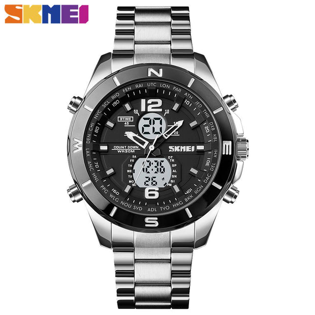 Original SKM Dual time Sliver Colour image 2