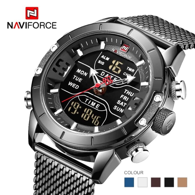 Original naviforce with Black Shepard Chain image 5