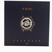 Tomi – FaceGear – Dual Strap –Silver  Bazel with White Dial image 3