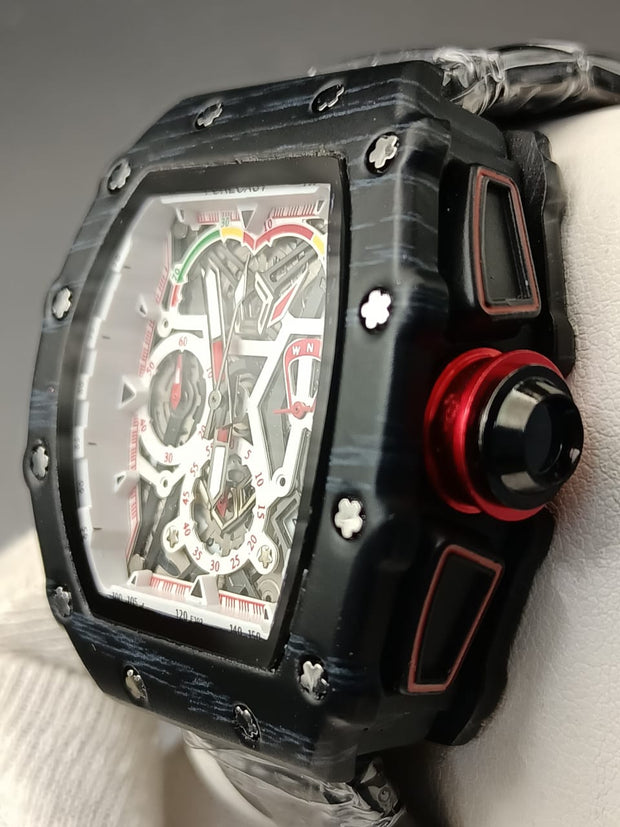 Original Forecast Big Face Chronograph Working Watch Black Colour image 5