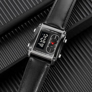 Original SKM Black belt Square Dual time image 7