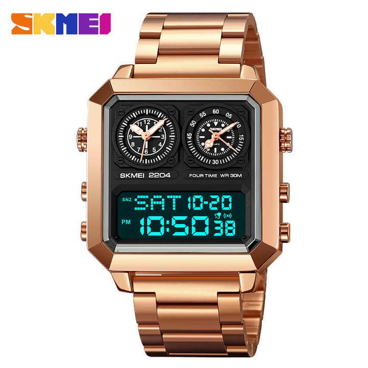 Original SKM Three Machine Watch Rose Gold Colour image 1