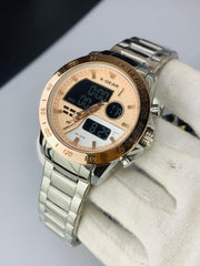 Original X gear Silver Chain With Cream  Dial image 1