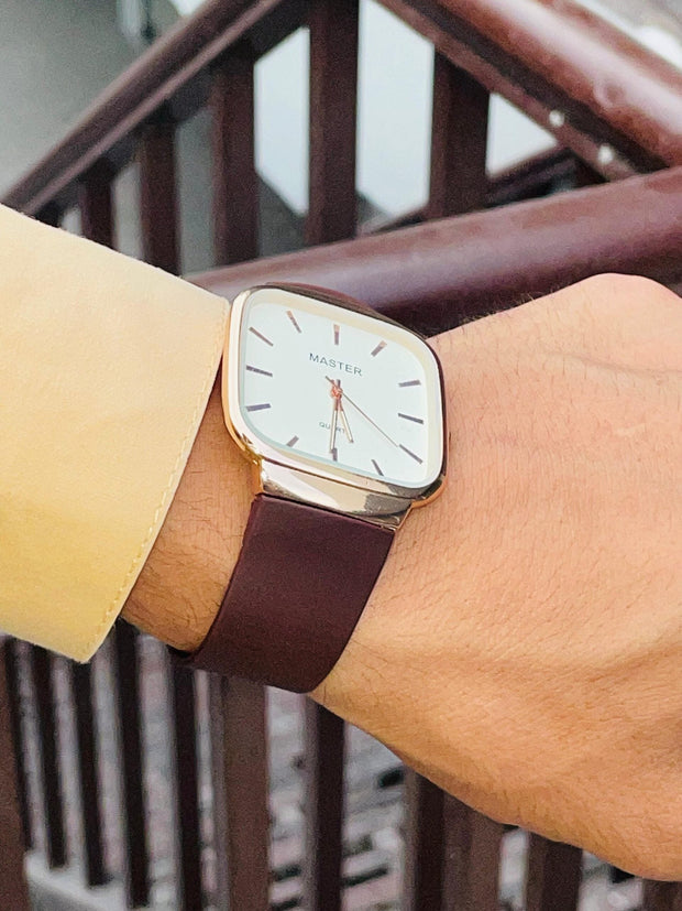 Mast Brown Belt with Brown Dial image 2