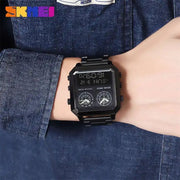 SKM Three Machine Watch Black Colour image 4