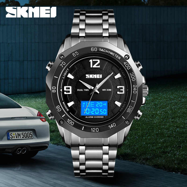 Original SKM Sport Watch Sliver Colour Small Screen image 2