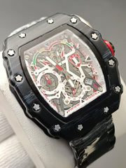 Original Forecast Big Face Chronograph Working Watch Black Colour image 6