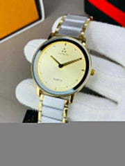 Fitron Classic Two tone chain with White dial image 5