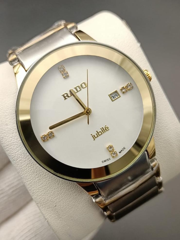 Quartz Watch Gold/White Colour (Copy) image 9
