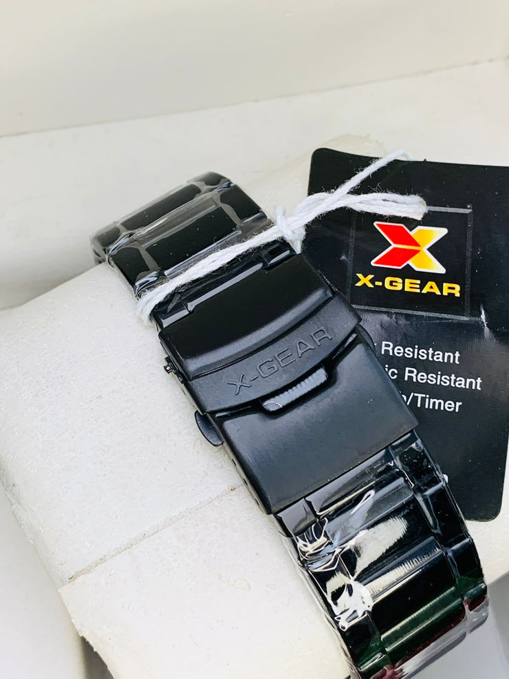 Original X gear Black Chain With Golden Dial image 4