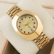 Fitron original  Diaster Watch Red diamond with golden chain image 0