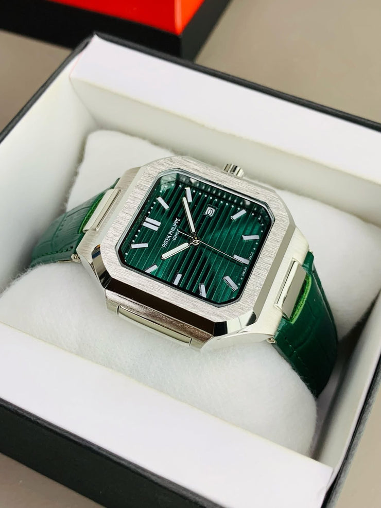 P.P Green Belt With Green Dial
