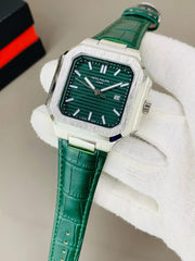 P.P Green Belt With Green Dial