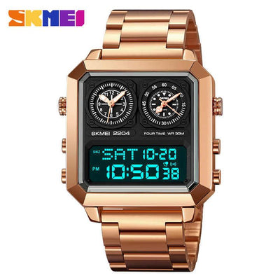 Original SKM Three Machine Watch Rose Gold Colour image 0