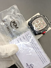 Original Forecast Big Face Chronograph Working Watch Black Colour image 3