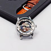 Tomi – FaceGear – Dual Strap –Silver  Bazel with White Dial image 0