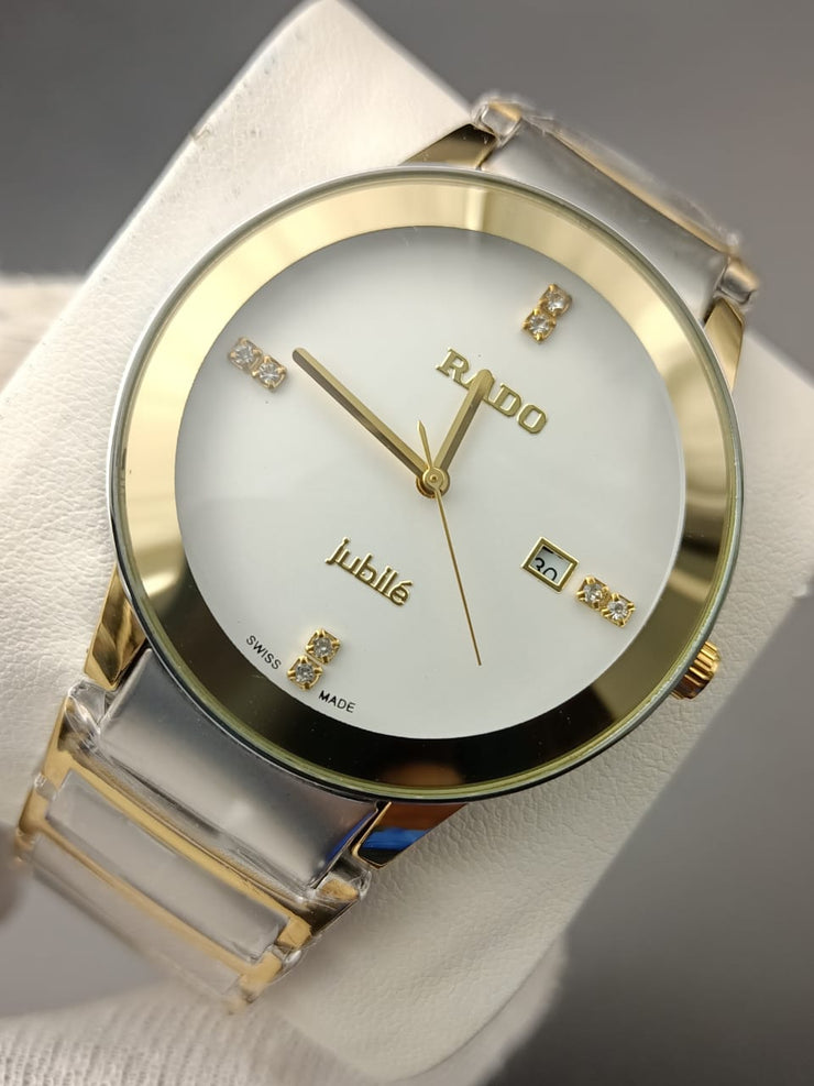 Quartz Watch Gold/White Colour (Copy) image 3