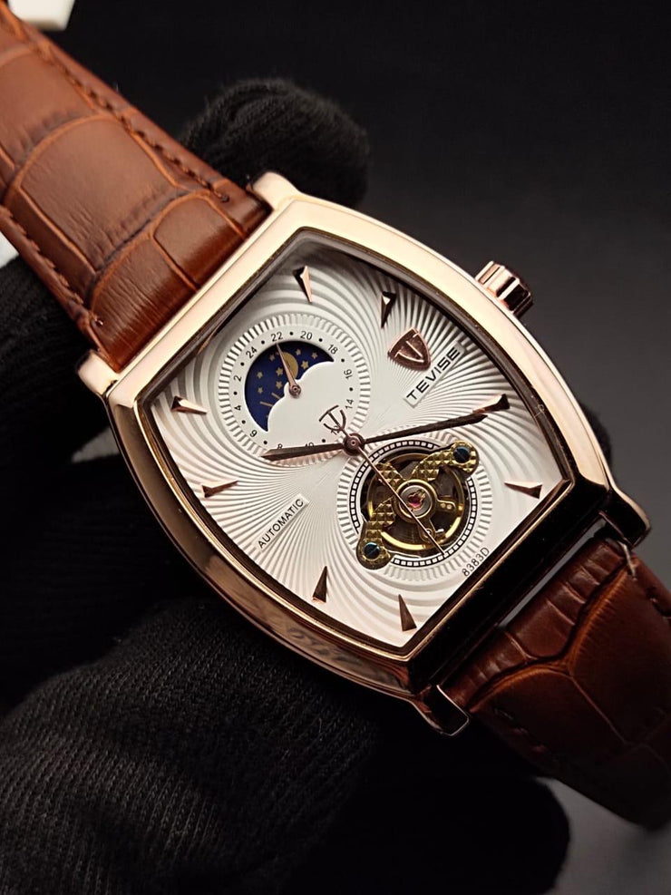 Tevise Orginal Watch Automatic AAA Quality Brown Colour (Copy) image 0