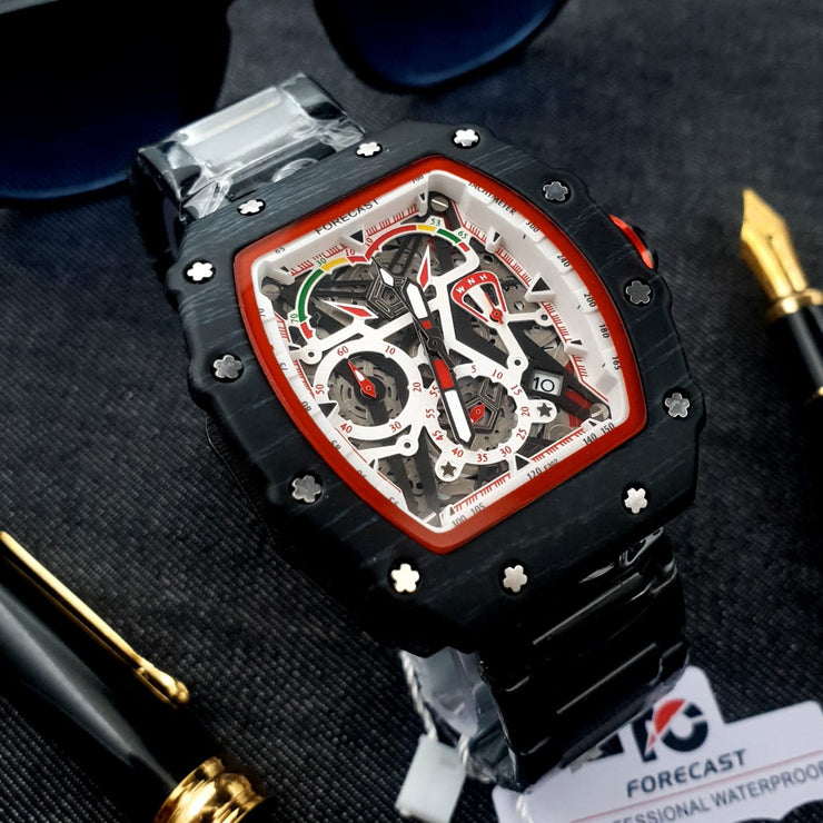 Original Forecast Big Face Chronograph Working Watch Black Colour image 7