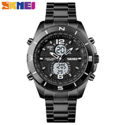Original SKM Dual time Black Colour image 0