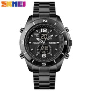 Original SKM Dual time Black Colour image 4