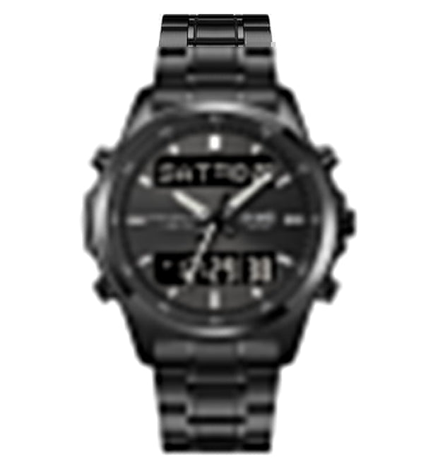 SKM Two Faces Black Chain With Black dial image 2
