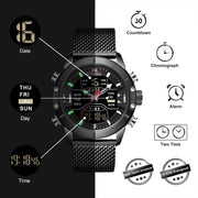 Original naviforce with Black Shepard Chain image 3