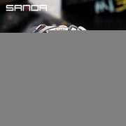 Original Sanda Sport Watch Red needle  With Black belt image 0