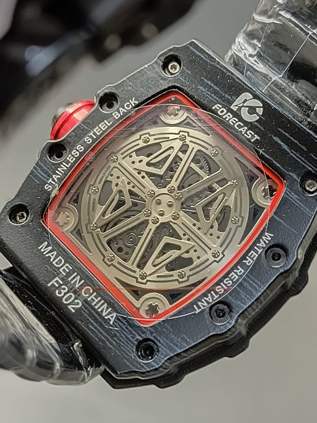 Original Forecast Big Face Chronograph Working Watch Black Colour image 2