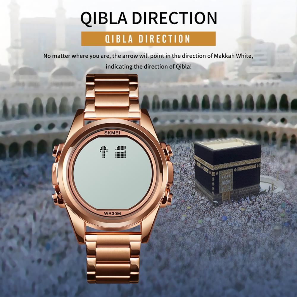 Original SKM Qibla Watch Rose Gold Colour image 2