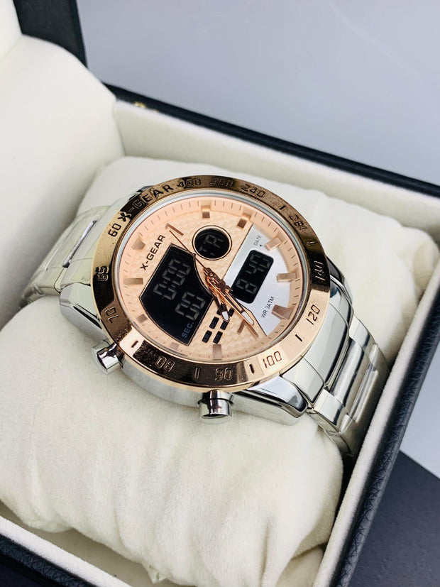 Original X gear Silver Chain With Cream  Dial image 0