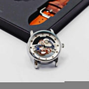 Tomi – FaceGear – Dual Strap –Silver  Bazel with White Dial image 1