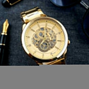 Original Keep Moving Down Sec working Watch Gold colour image 0