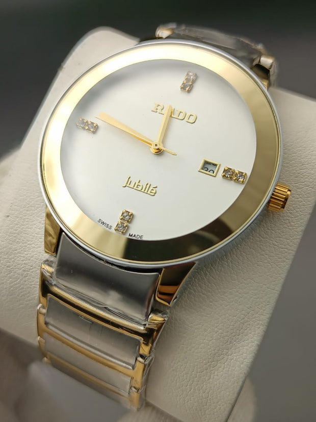 Quartz Watch Gold/White Colour (Copy) image 8