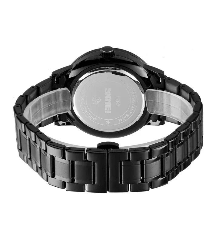 SKM  Watch BLACK CHAIN WITH RED PEDAL image 8