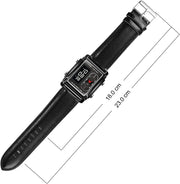 Original SKM Black belt Square Dual time image 5